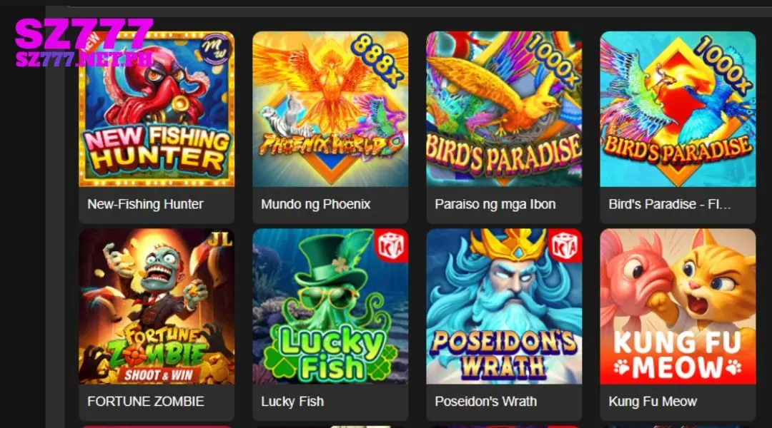 SZ777 currently dominates the online fish shooting market