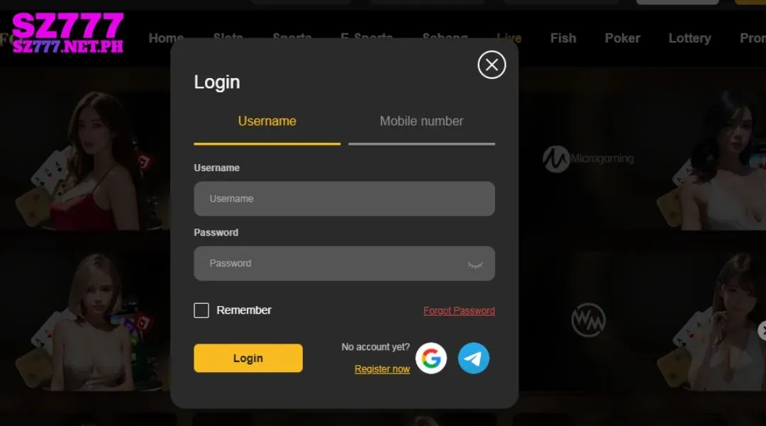 Register SZ777 to join safely and conveniently